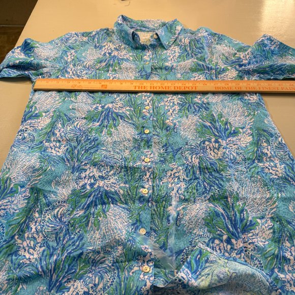 Lilly Pulitzer  Sea View Cover Up Size Large - Picture 8 of 12